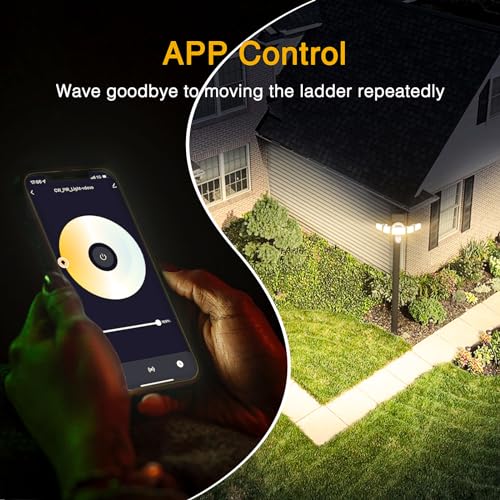 Onforu 5-Head Smart LED Motion Sensor Floodlight