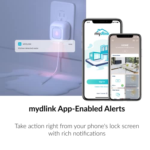 D-Link Wi-Fi Water Leak Sensor Alarm Kit