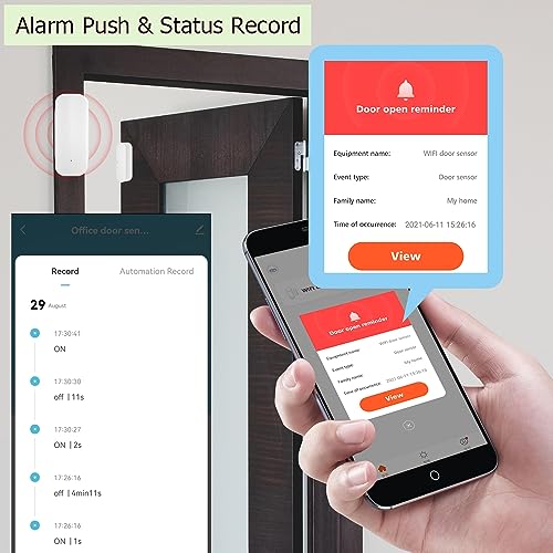 Wireless Smart Door Sensor with App Alerts