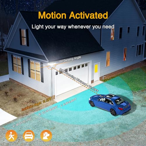 Onforu 5-Head Smart LED Motion Sensor Floodlight
