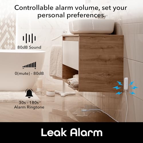 Geeni Smart Water Leak Detector with Siren Alerts