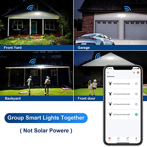 Smart Motion Sensor Security Light with App Control