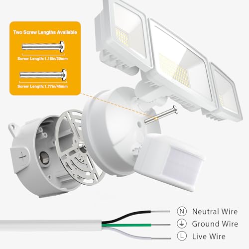 Onforu Smart LED Motion Sensor Flood Lights 2 Pack