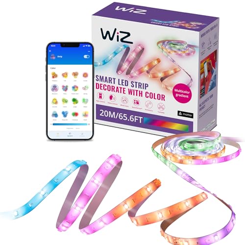 WiZ Multicolor 65.6 ft Smart LED Light Strip