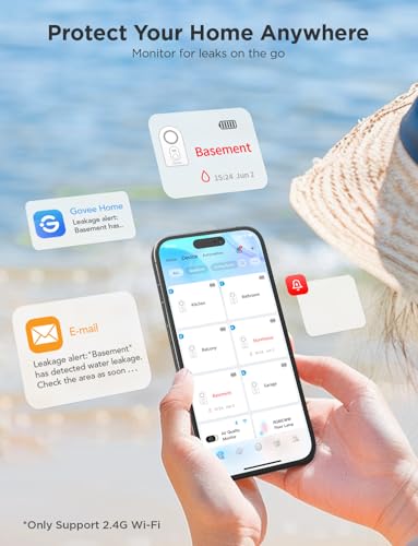 Govee Smart WiFi Water Leak Sensor Pack