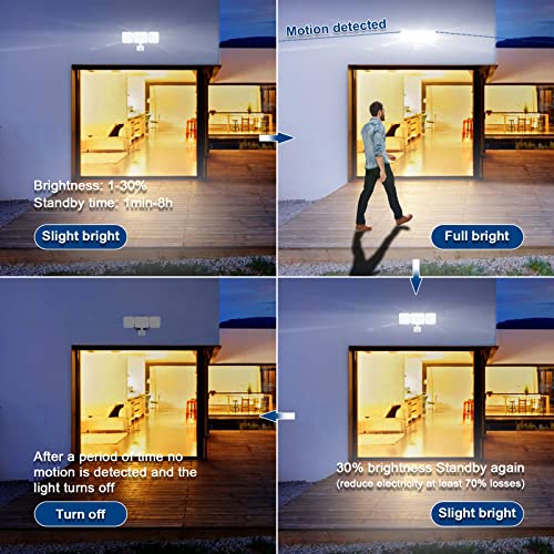 Smart Motion Sensor Security Light with App Control