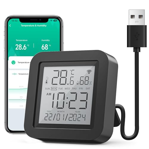 GHome Smart WiFi Temperature and Humidity Sensor