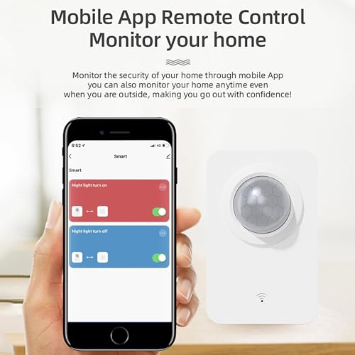 Smart WiFi Motion Sensor with App Alerts