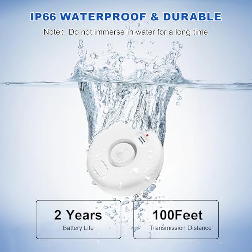 WiFi Water Leak Detector 5-Pack with Alarm