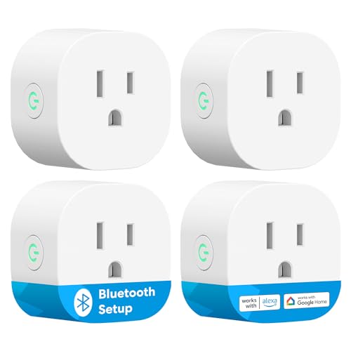 Meross Mini Smart Plug 4-Pack with Voice Control
