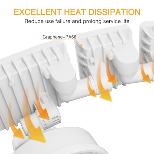 Onforu 5-Head Smart LED Motion Sensor Floodlight