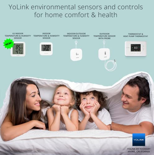 YoLink Smart Temperature & Humidity Sensors - 2 Pack
