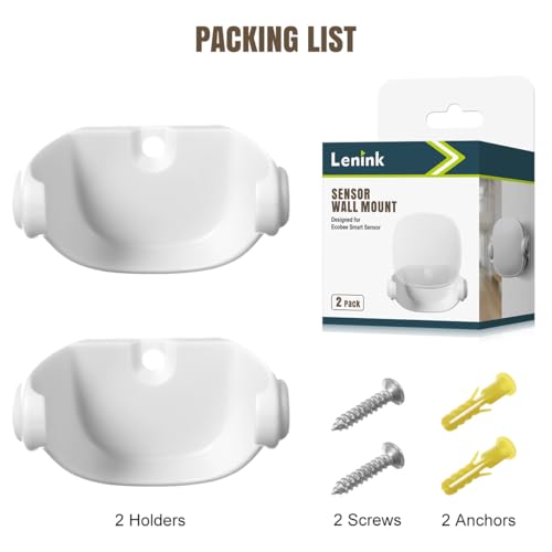 Lenink Wall Mount for Ecobee Smart Sensors - 2 Pack