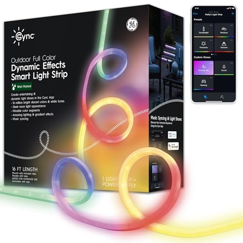 GE CYNC Color Changing Smart LED Light Strip