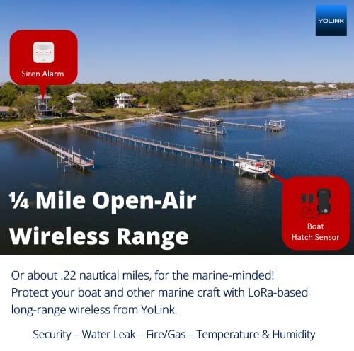 YoLink Smart Outdoor Contact Sensor & Hub Kit
