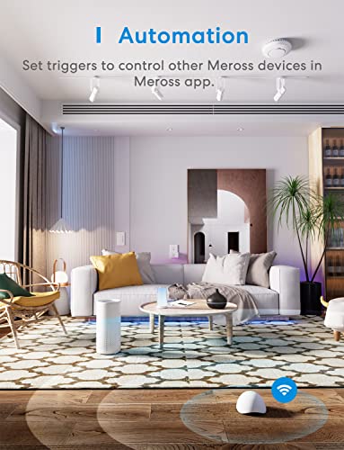 Meross Smart Water Leak Detector Alarm - 3 Pack