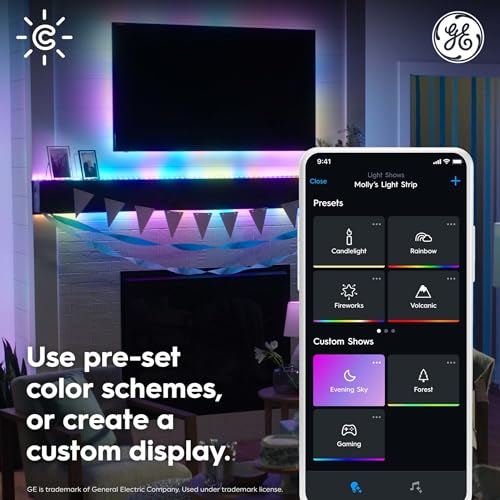 GE CYNC Color Changing Smart LED Light Strip