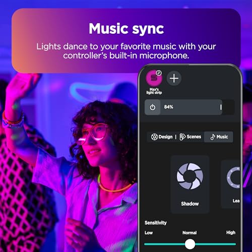 Roku 16.4ft Smart LED Light Strip with Voice Control