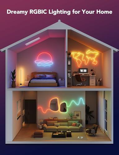 Govee RGBIC Neon Rope Light - Smart Home Decor