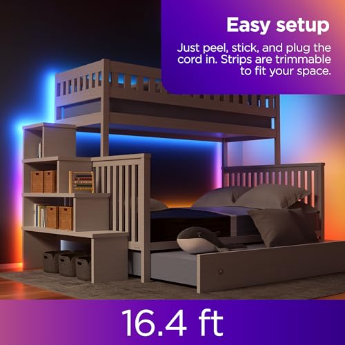 Roku 16.4ft Smart LED Light Strip with Voice Control