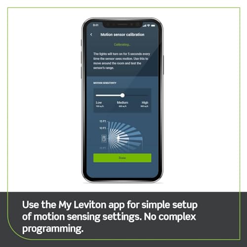 Leviton Decora Smart Wi-Fi Motion Dimmer Switch