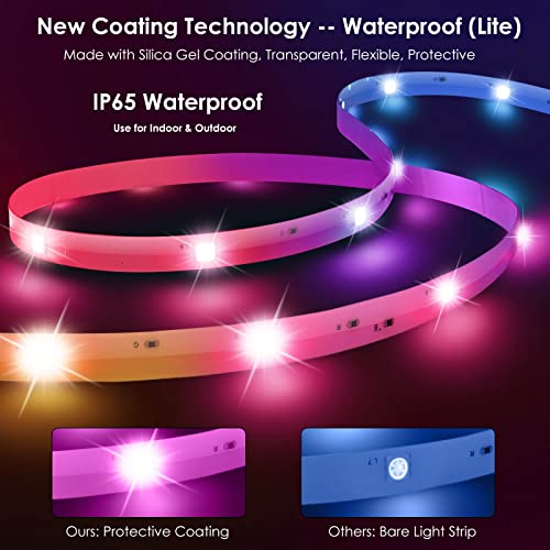 100FT Smart LED Strip Lights with Alexa Compatibility