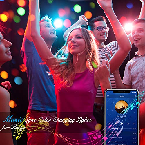 Smart LED Strip Lights with App Control, 50ft