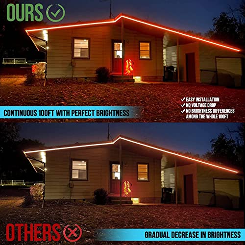 100FT Smart LED Strip Lights with Alexa Compatibility