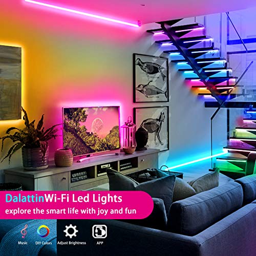 Dalattin 25ft WiFi Smart LED Strip Lights