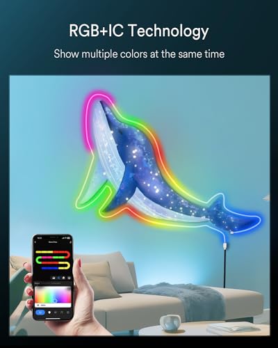 Ligency Smart Neon LED Strip Light, 16.4 FT