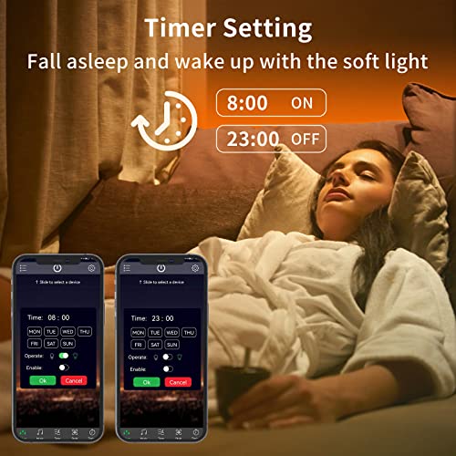 KSIPZE 100ft RGB Music Sync LED Strip Lights