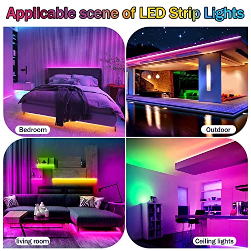 100FT Smart LED Strip Lights with Alexa Compatibility