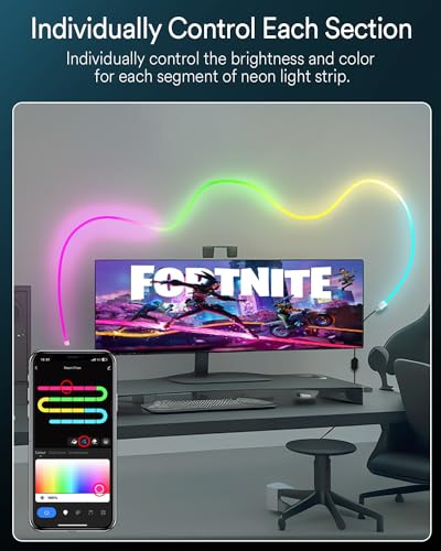 Ligency Smart Neon LED Strip Light, 16.4 FT