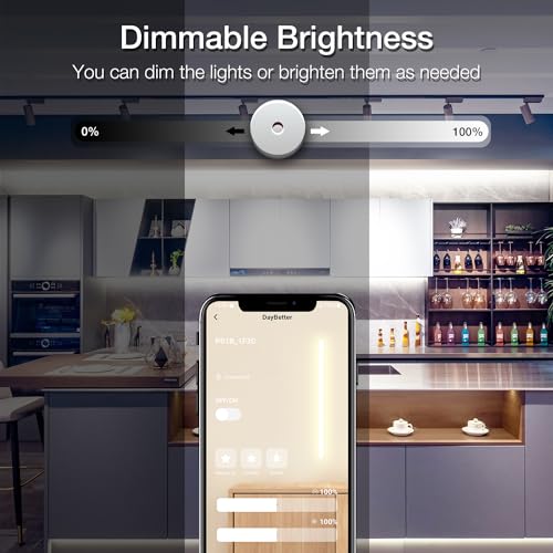 DAYBETTER Smart COB LED Strip Lights, 16.4ft