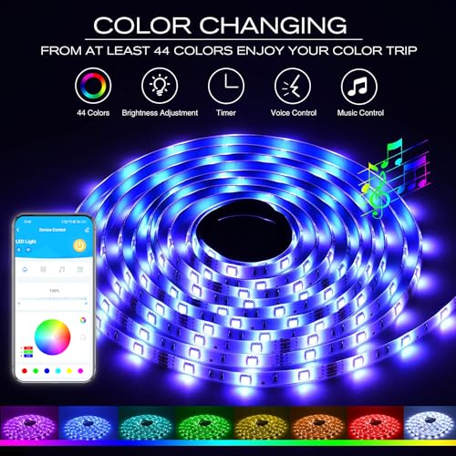 Smart RGB LED Light Strip Kit for Home