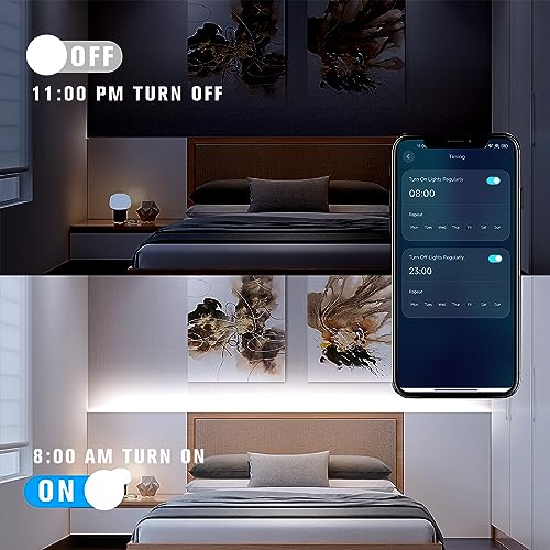 DAYBETTER Smart COB LED Strip Lights, 16.4ft