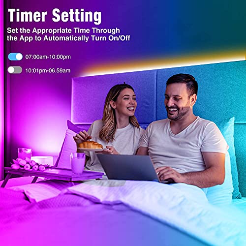 Smart 100ft RGB Music Sync LED Strip Lights