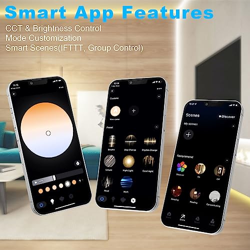 TENDIST 65.6FT Smart LED Strip Lights - Alexa Compatible