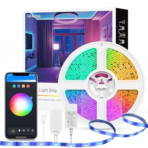 GHome 16.4ft RGB Smart LED Strip Lights