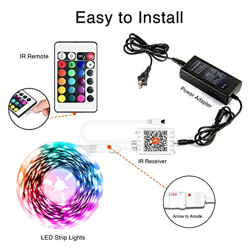 Dalattin 25ft WiFi Smart LED Strip Lights