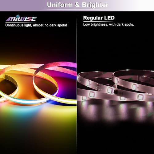 20ft Addressable RGB LED Strip Light for DIY
