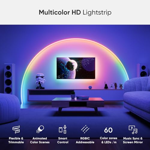 Nanoleaf Essentials Smart Multicolor LED Lightstrip 200