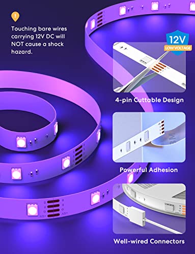 Meross 32.8ft Smart RGB LED Strip Lights