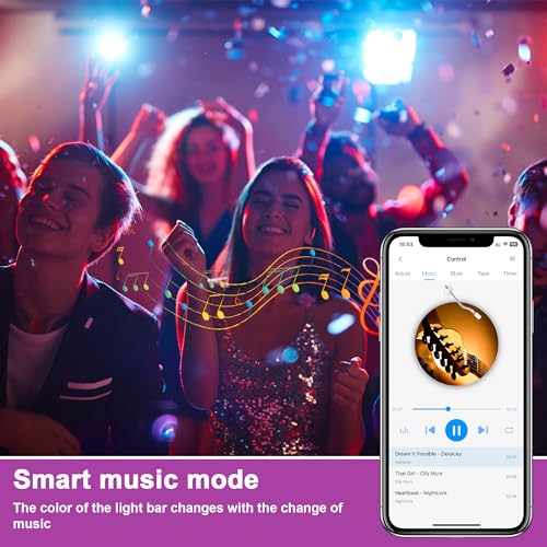Smart RGB LED Strip Lights with App & Alexa