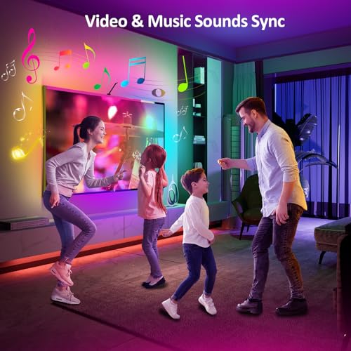 Smart RGB LED Strip Lights with App Control