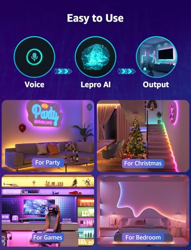 Lepro S1 AI 16.4ft Smart LED Strip Lights