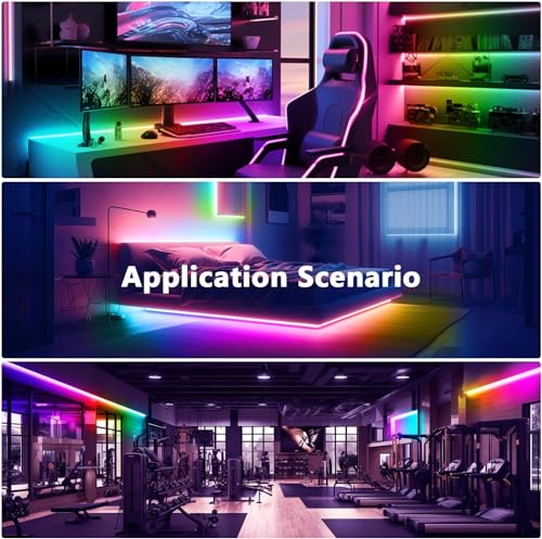 GUPUP 16.4 FT RGB LED Strip Lights