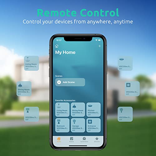 VOCOlinc Smart Plug for HomeKit & Alexa - 2 Pack