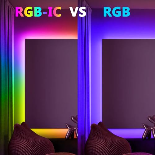 Phopollo 16.4ft Smart RGB LED Strip Lights
