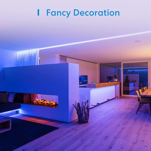 Smart LED WiFi Strip Lights, 16.4ft RGB App Control
